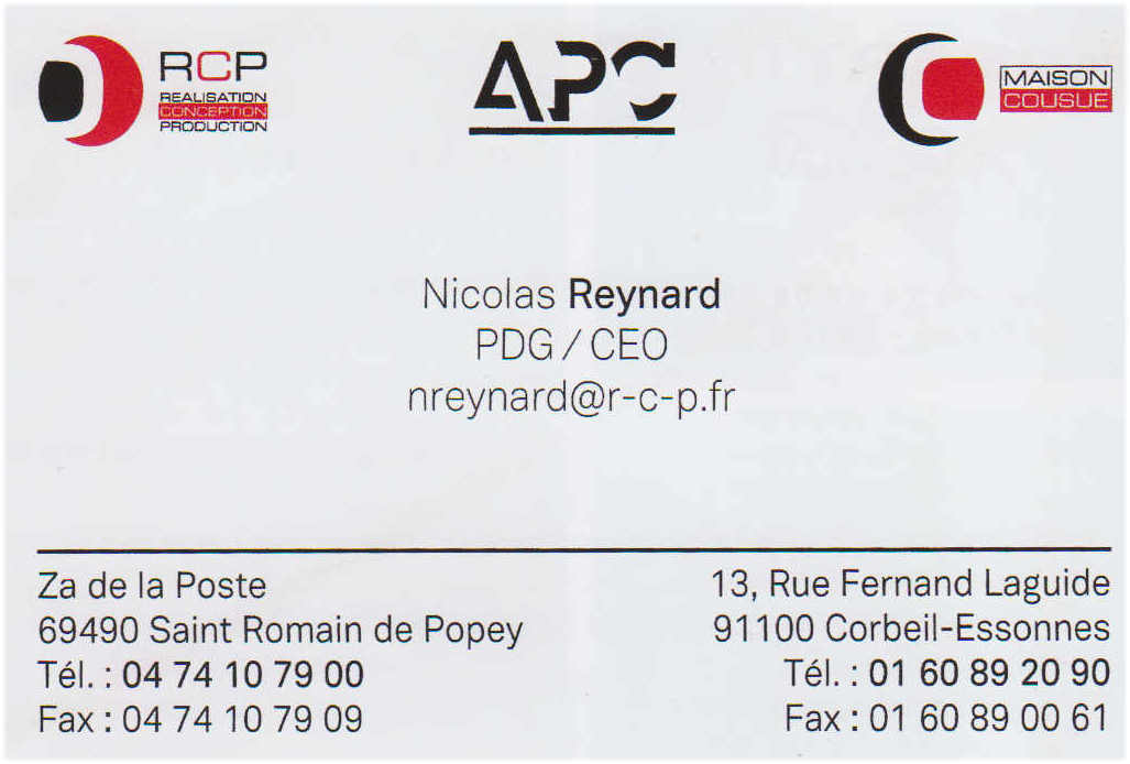 APC nicolas reynard