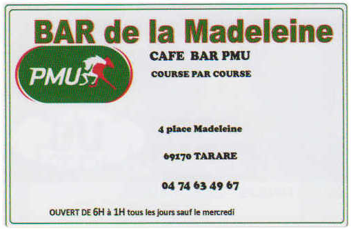 Bar de la Madeleine