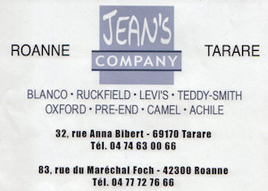 Jeans Compagny Roanne