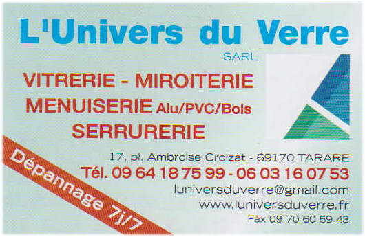 L Univers du verre