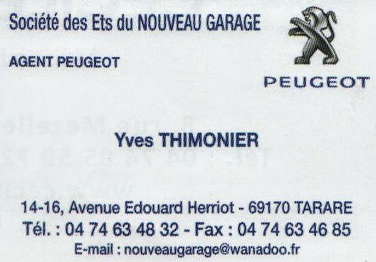 Peugeot Yves Thimonier