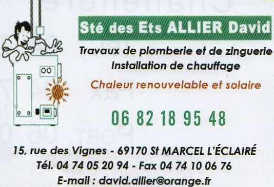 Ste des Ets Allier DAVID