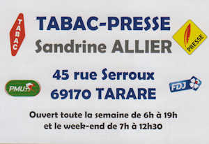 Tabac Presse Sandrine ALLiER