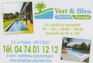 Vert et BLEU