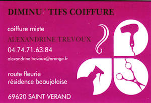 Diminu TIFS coiffure
