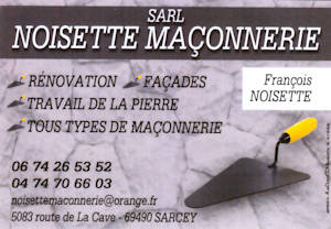 Noisette maconnerie
