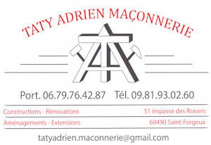 Taty adrien maconnerie