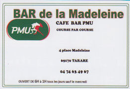 BAR de la Madeleine