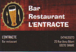 Bar retaurant L'entracte