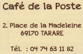 Cafe de la poste