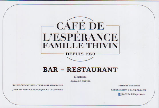 Cafe de Lesperance