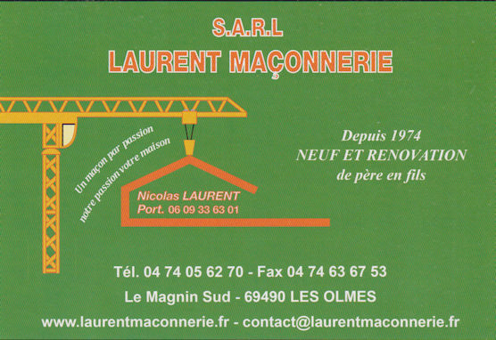 SARL Laurent Maconnerie